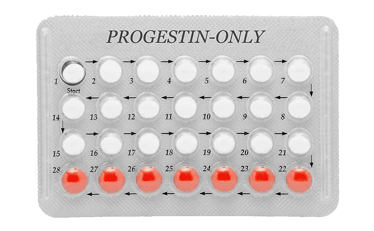 Mini pill Progestin only pill packs for birth control at New York clinics
